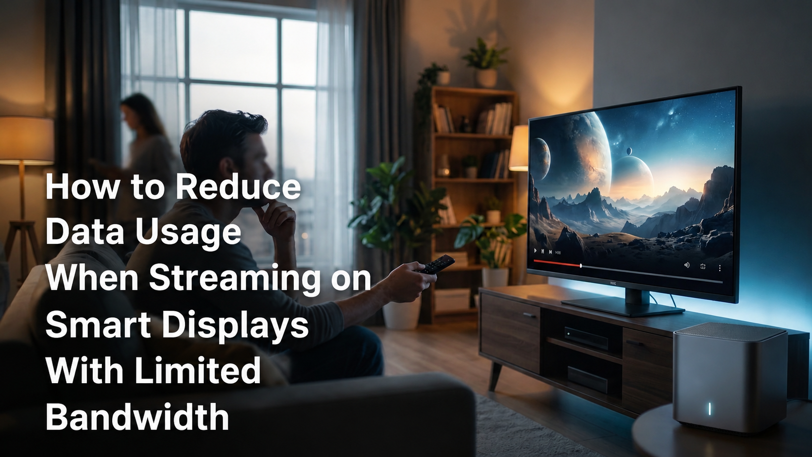 How to Reduce Data Usage When Streaming on Smart Displays With Limited Bandwidth