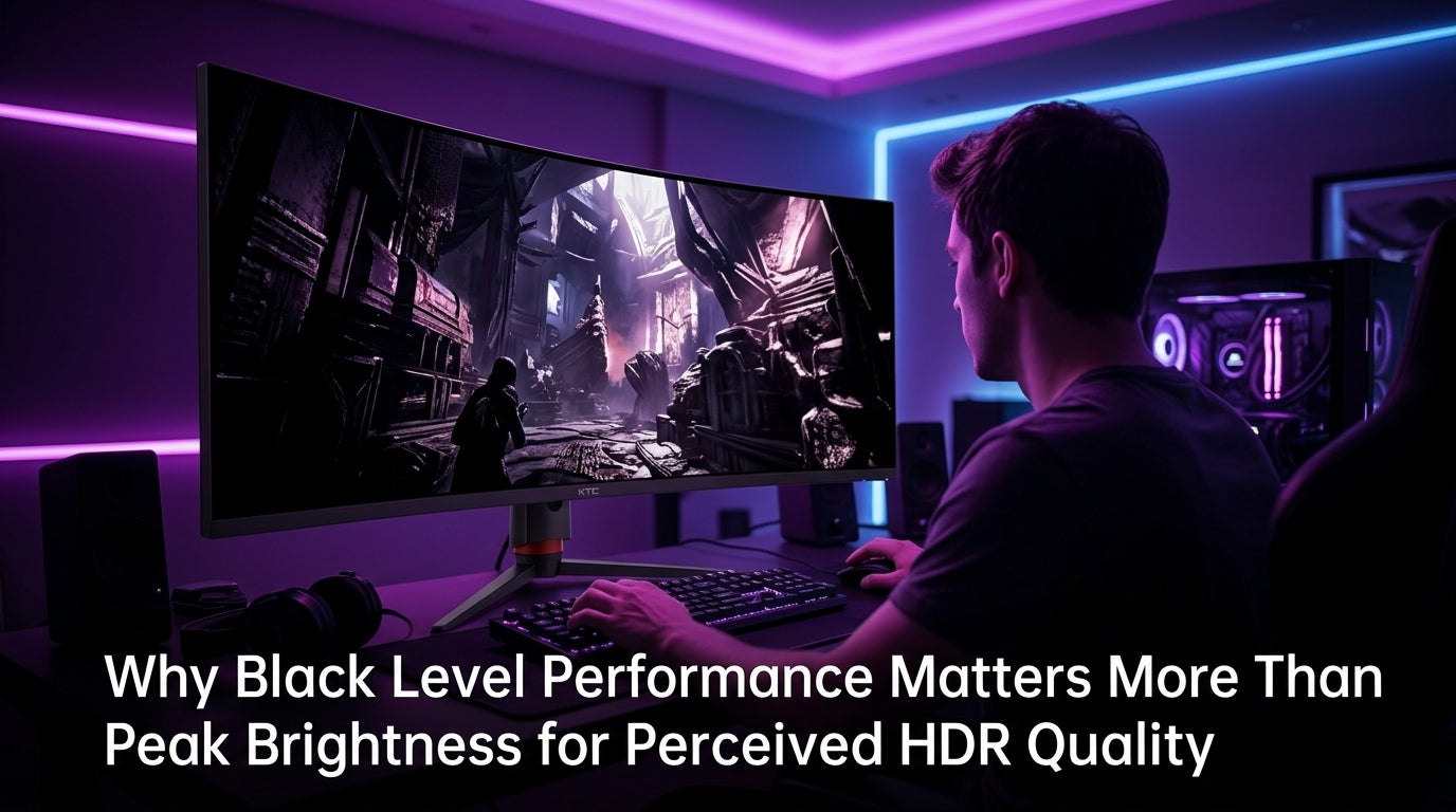 Why Black Level Performance Matters More Than Peak Brightness for Perceived HDR Quality