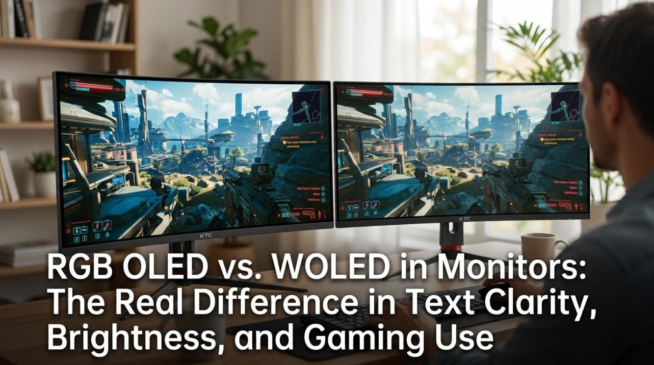RGB OLED vs. WOLED in Monitors: The Real Difference in Text Clarity, Brightness, and Gaming Use