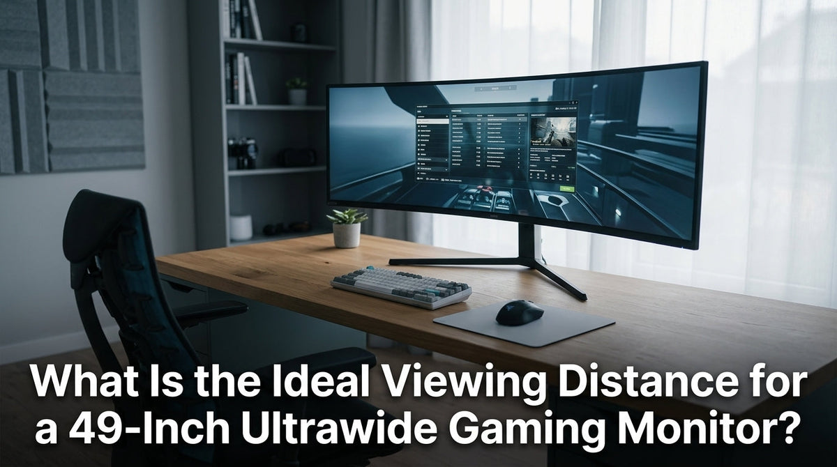 What Is the Ideal Viewing Distance for a 49-Inch Ultrawide Gaming Monitor?