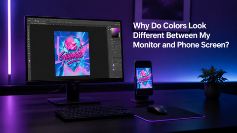 Diffrent Screen Colors Why Colors Look Different: Monitor vs. Phone Screen