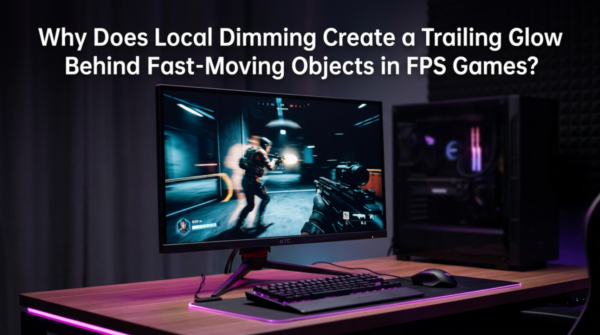 Local Dimming Trailing Glow in FPS Games Explained