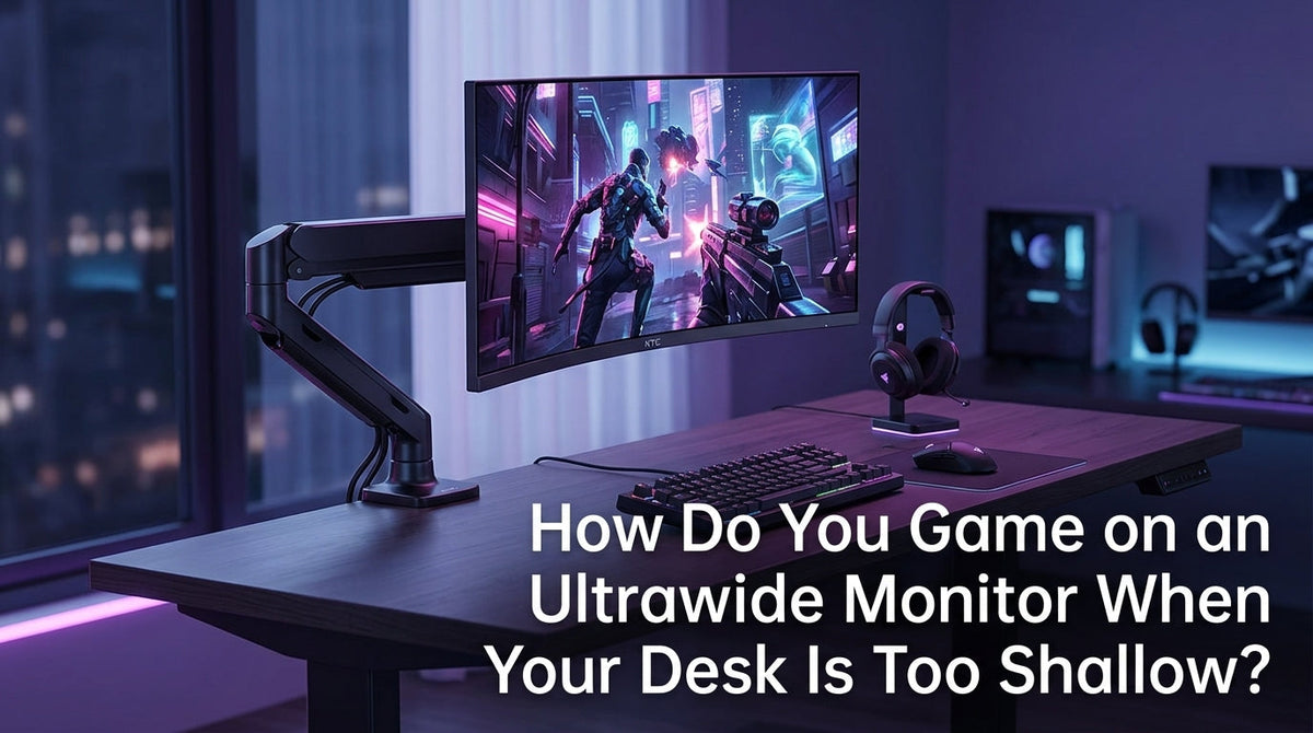 How Do You Game on an Ultrawide Monitor When Your Desk Is Too Shallow?