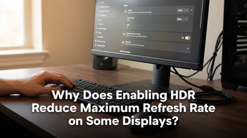 Why Does Enabling HDR Reduce Maximum Refresh Rate on Some Displays?