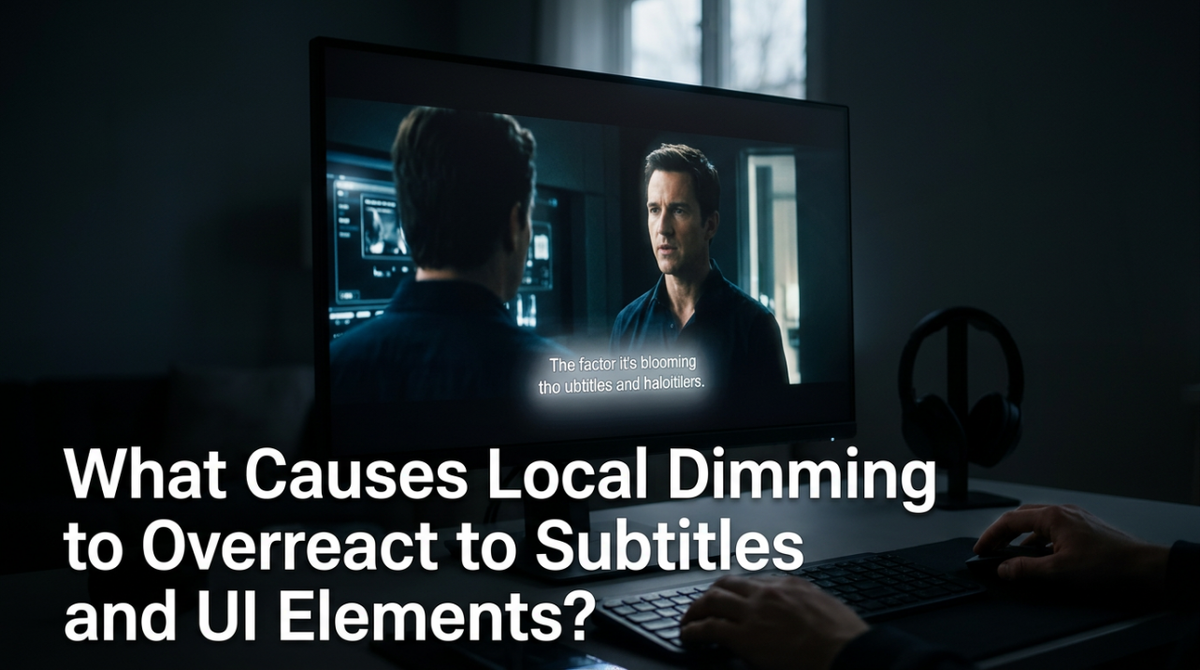 Why Local Dimming Overreacts to Subtitles & UI