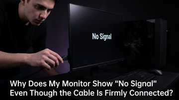 Why Does My Monitor Show “No Signal” Even Though the Cable Is Firmly Connected?