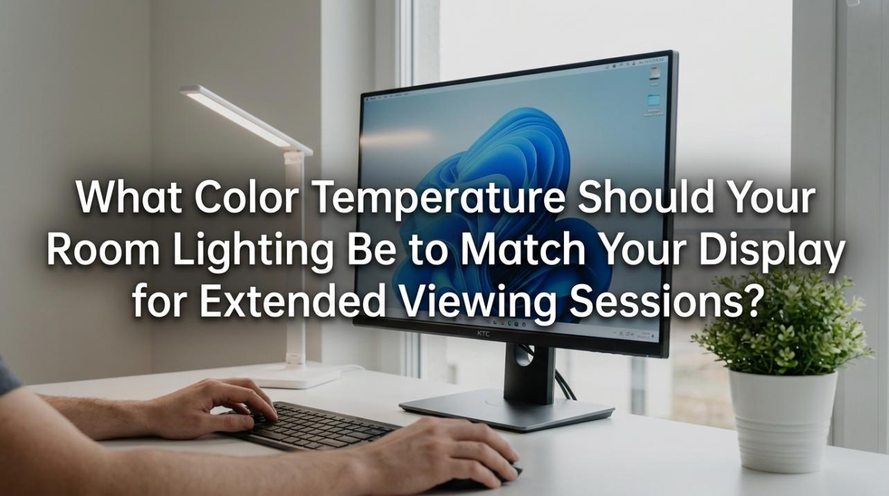 What Color Temperature Should Your Room Lighting Be to Match Your Display for Extended Viewing Sessions?