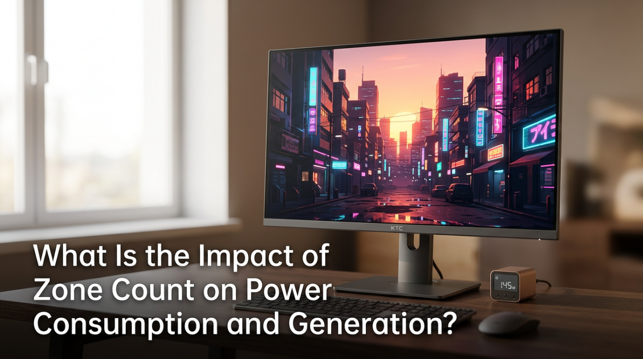 What Is the Impact of Zone Count on Power Consumption and Heat Generation?
