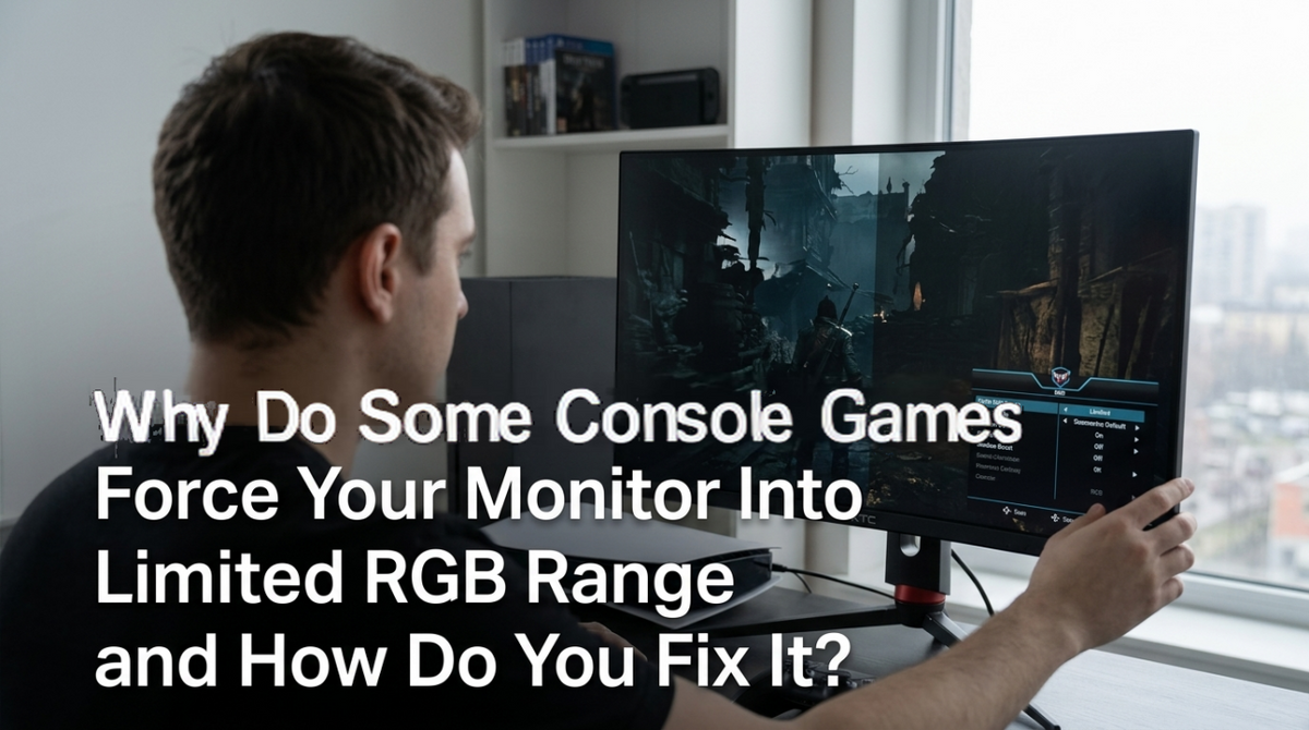 Why Do Some Console Games Force Your Monitor Into Limited RGB Range and How Do You Fix It?