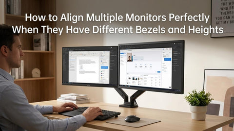 Align Multiple Monitors: Fix Bezels, Heights & Gaps