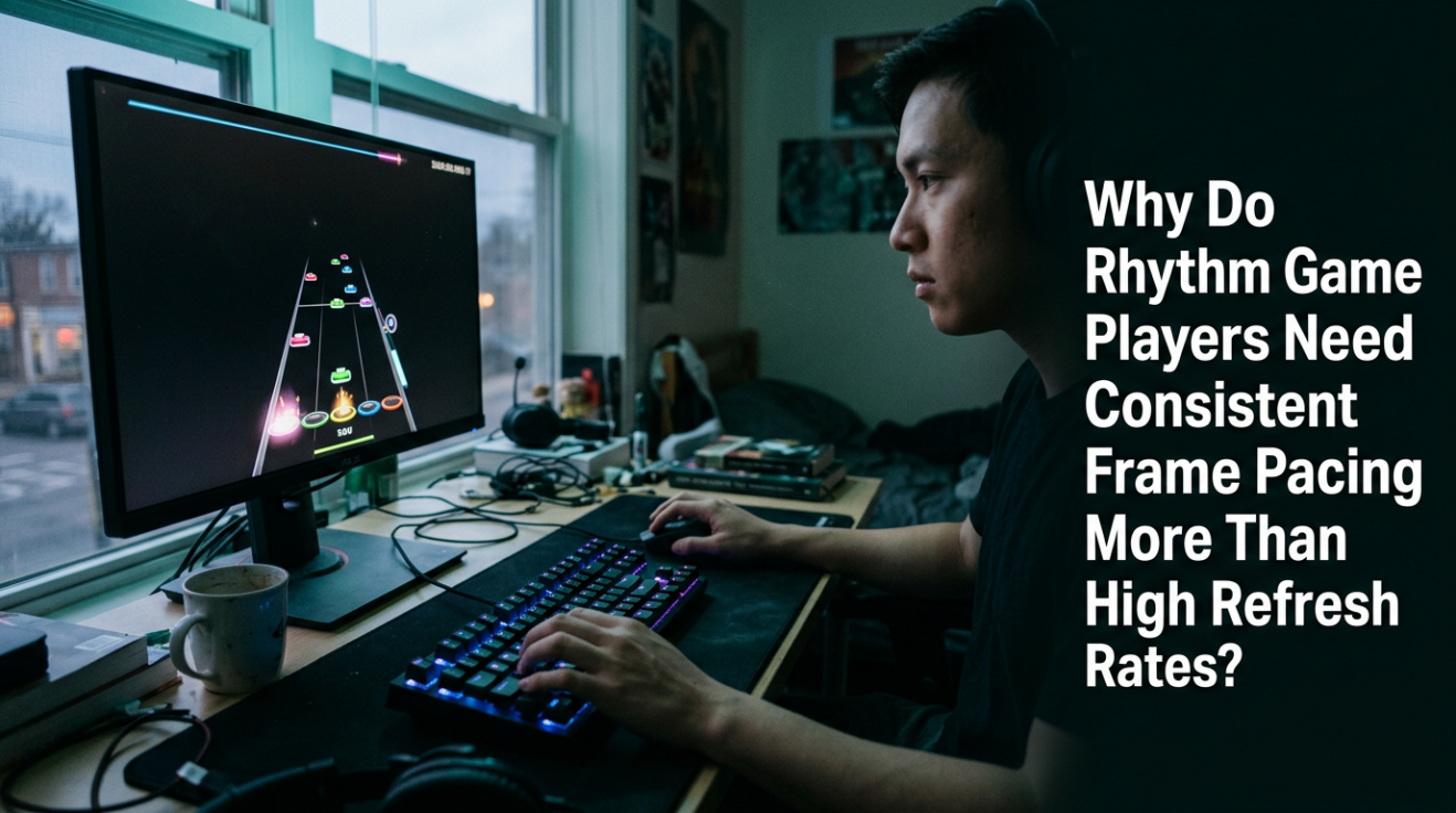 Why Do Rhythm Game Players Need Consistent Frame Pacing More Than High Refresh Rates?