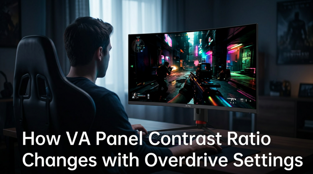 How VA Panel Contrast Ratio Changes with Overdrive Settings