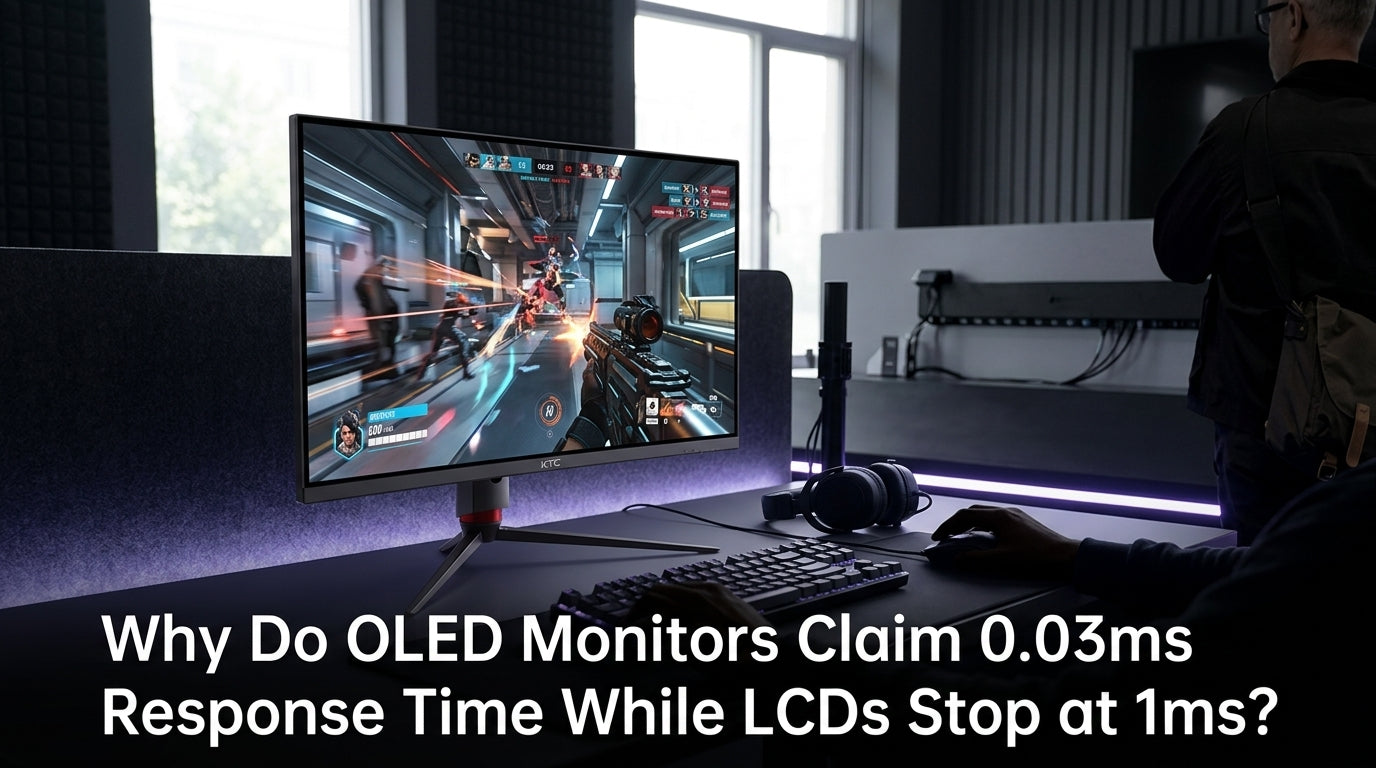 Why Do OLED Monitors Claim 0.03ms Response Time While LCDs Stop at 1ms?