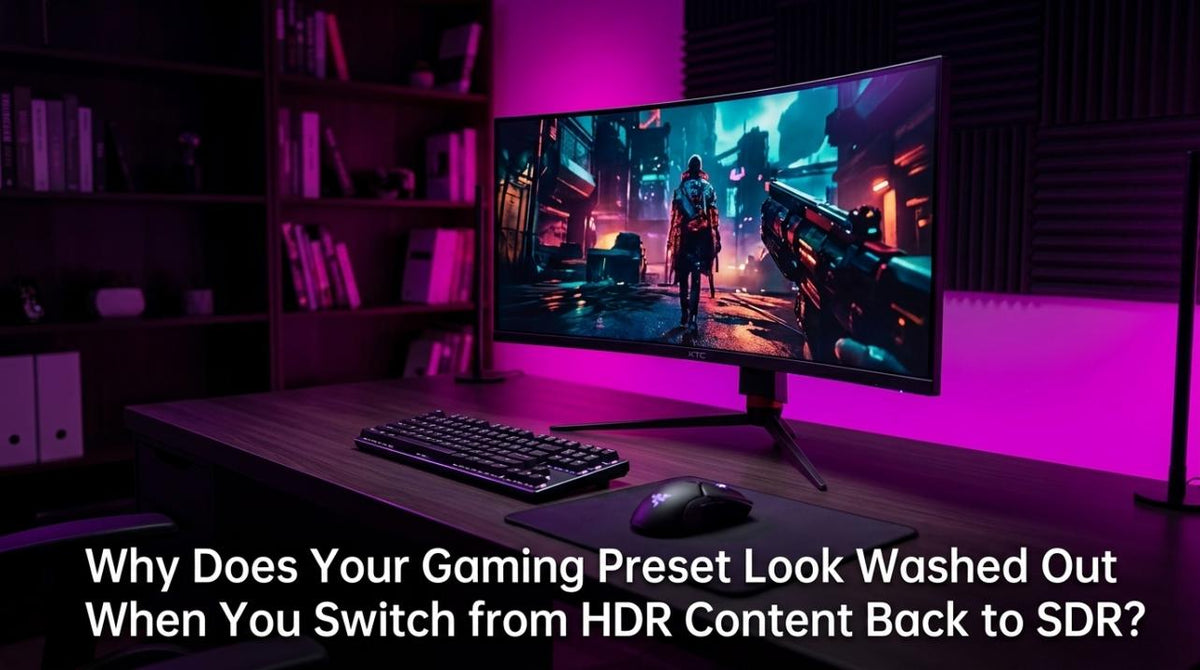 Why Does Your Gaming Preset Look Washed Out When You Switch from HDR Content Back to SDR?