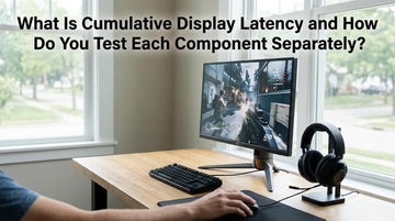 What Is Cumulative Display Latency and How Do You Test Each Component Separately?