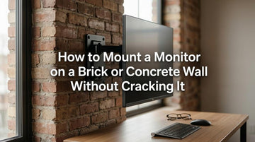 How to Mount a Monitor on a Brick or Concrete Wall Without Cracking It