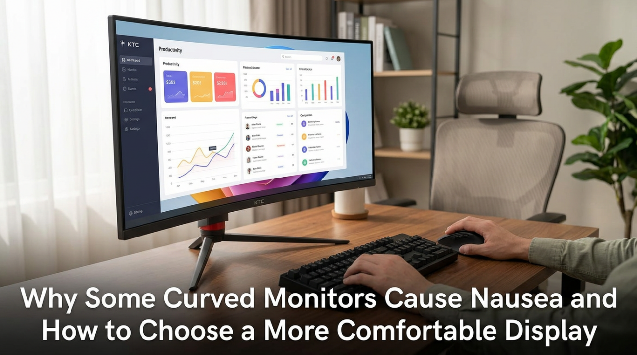 Why Some Curved Monitors Cause Nausea and How to Choose a More Comfortable Display