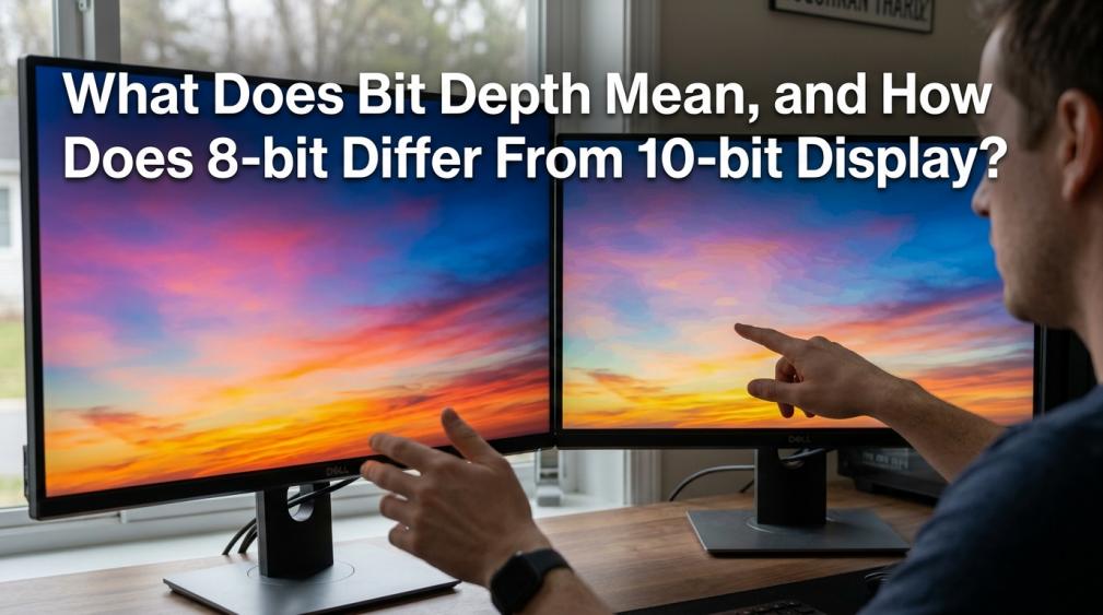 8-bit vs 10-bit Display: What Bit Depth Means for You