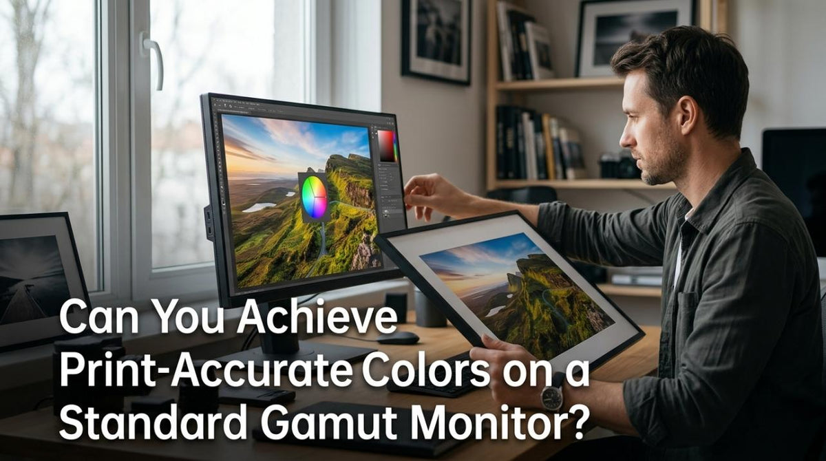 Can You Achieve Print-Accurate Colors on a Standard Gamut Monitor?
