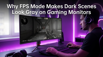 Why FPS Mode Makes Dark Scenes Look Gray on Gaming Monitors