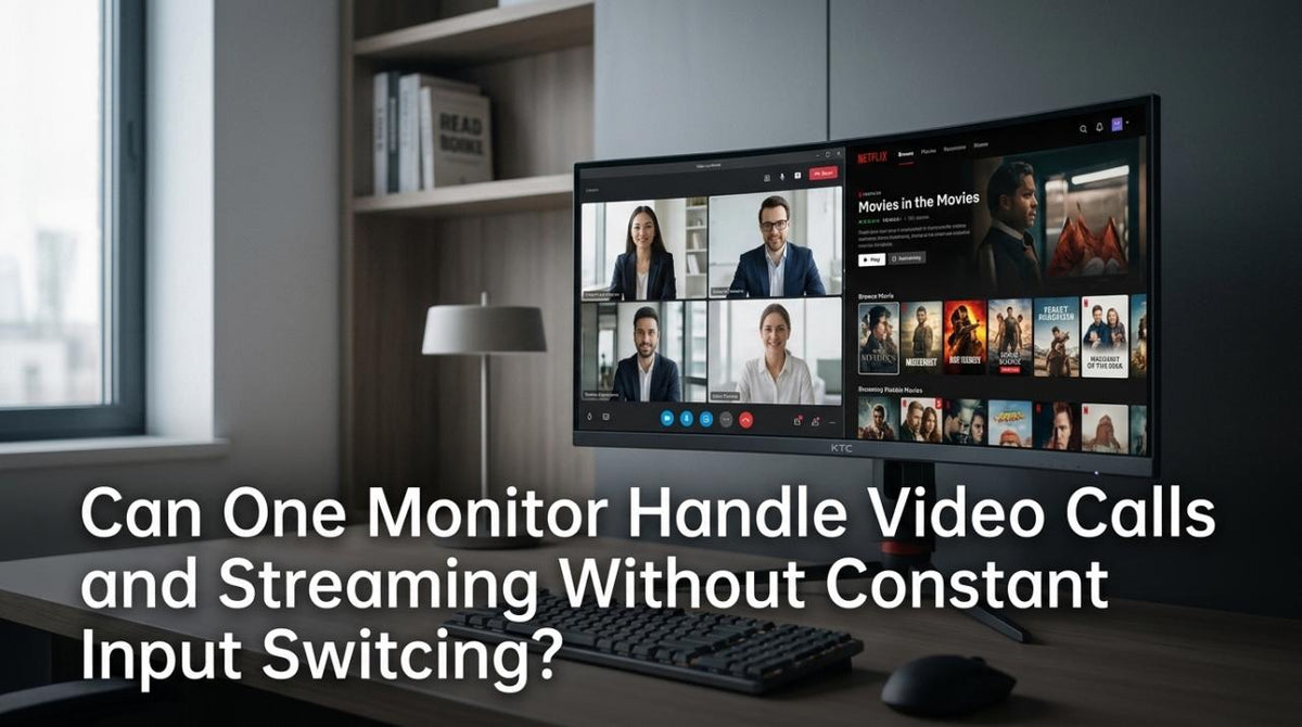 One Monitor for Calls & Streaming Without Input Switching