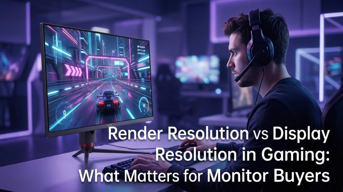 Render Resolution vs Display Resolution in Gaming: What Matters for Monitor Buyers