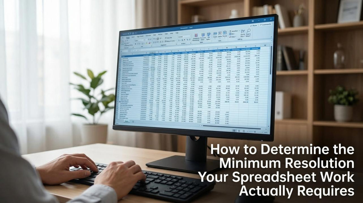 Minimum Resolution for Spreadsheets: 1080p vs 1440p Guide