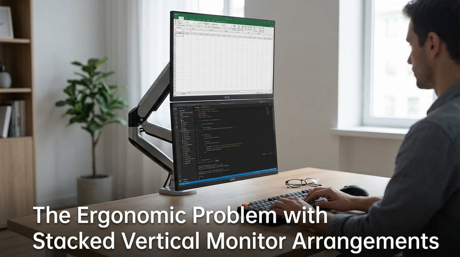 Stacked Vertical Monitors: Ergonomics & Setup Tips