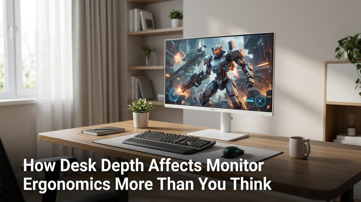 How Desk Depth Affects Monitor Ergonomics More Than You Think