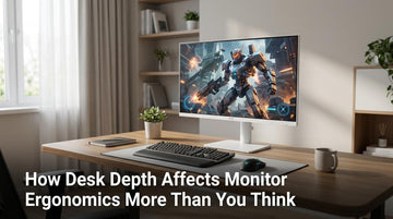 How Desk Depth Affects Monitor Ergonomics More Than You Think