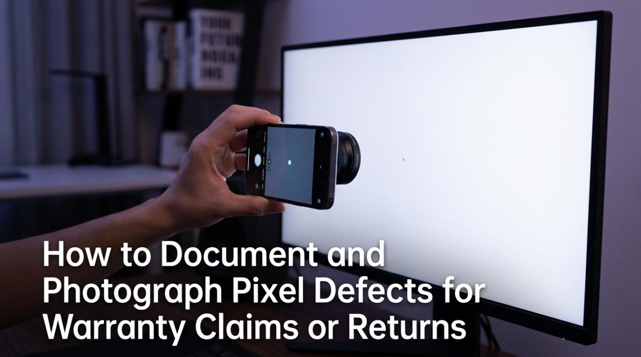 How to Document and Photograph Pixel Defects for Warranty Claims or Returns