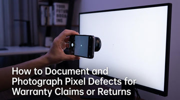 How to Document and Photograph Pixel Defects for Warranty Claims or Returns
