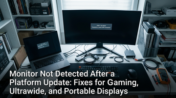 Monitor Not Detected After a Platform Update: Fixes for Gaming, Ultrawide, and Portable Displays