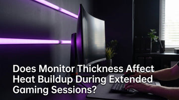 Does Monitor Thickness Affect Heat Buildup During Extended Gaming Sessions?