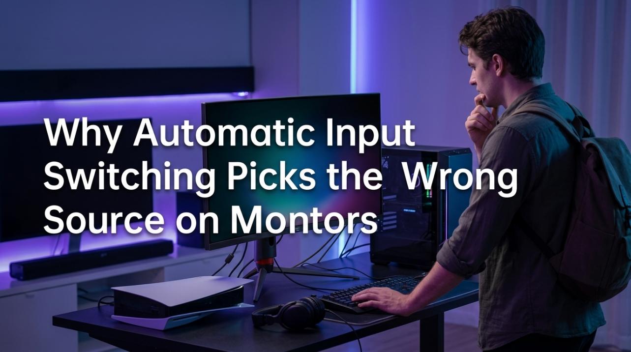Why Automatic Input Switching Picks the Wrong Source on Monitors