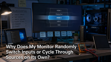 Why Does My Monitor Randomly Switch Inputs or Cycle Through Sources on Its Own?