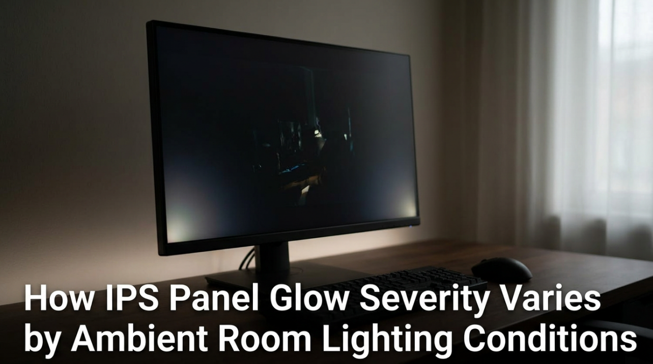 How IPS Panel Glow Severity Varies by Ambient Room Lighting Conditions
