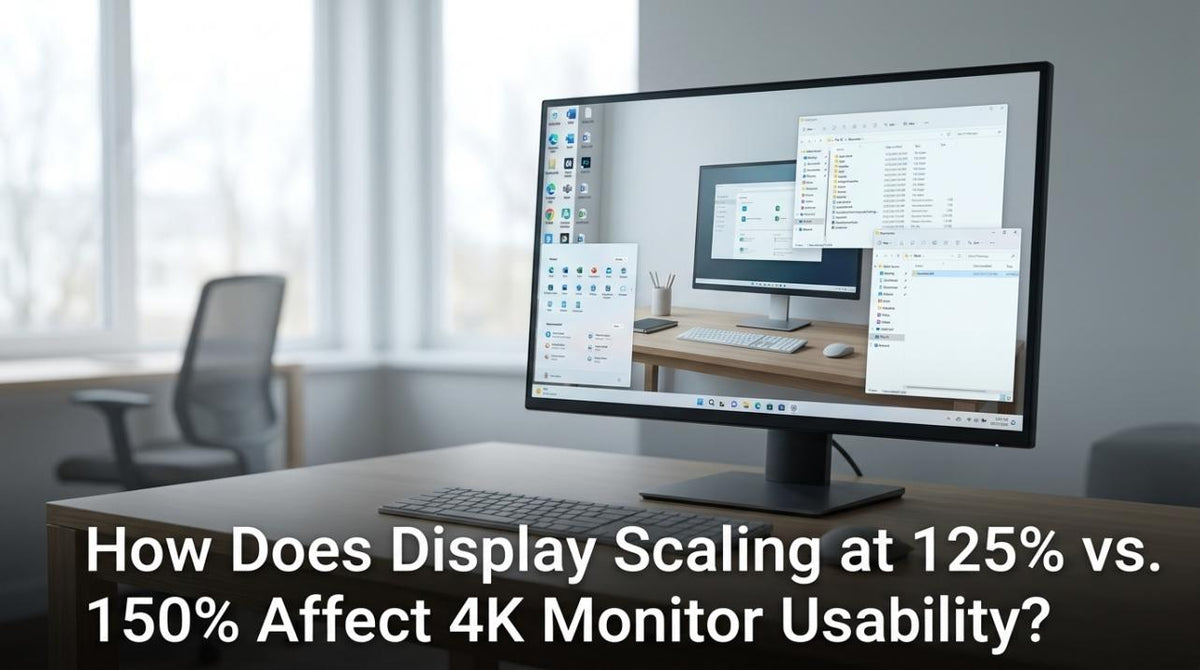 4K Monitor Scaling: 125% vs. 150% for Usability