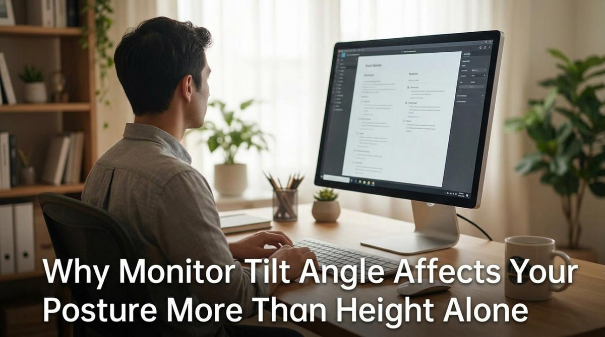 Why Monitor Tilt Angle Affects Your Posture More Than Height Alone