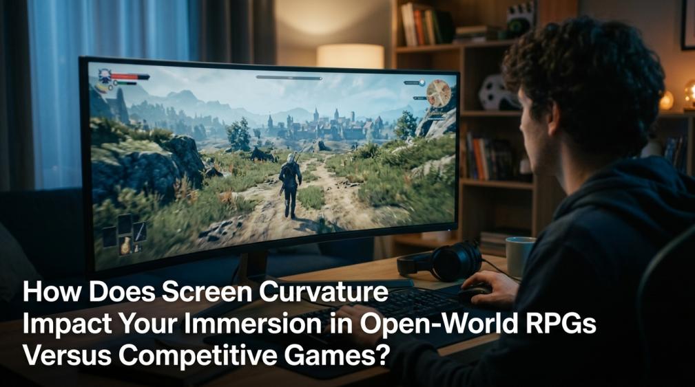 How Does Screen Curvature Impact Your Immersion in Open-World RPGs Versus Competitive Games?