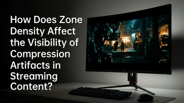 How Does Zone Density Affect the Visibility of Compression Artifacts in Streaming Content?