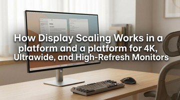 How Display Scaling Works in a platform and a platform for 4K, Ultrawide, and High-Refresh Monitors