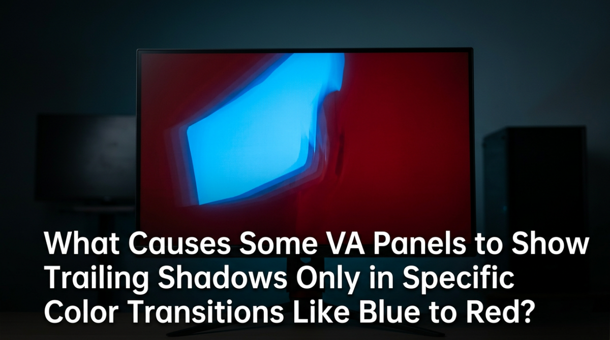 VA Panel Trailing Shadows: Why Blue & Red Colors Smear