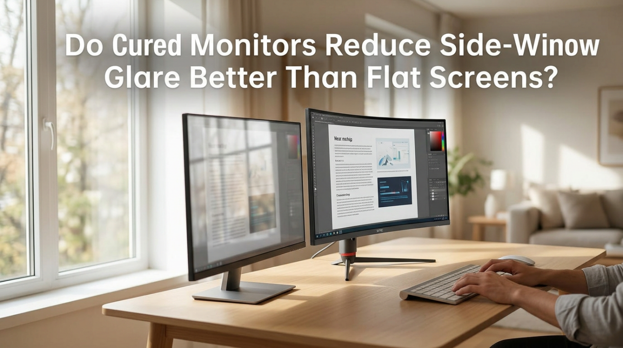 Do Curved Monitors Reduce Side-Window Glare Better Than Flat Screens?