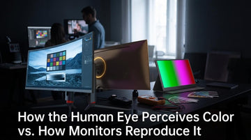 How the Human Eye Perceives Color vs. How Monitors Reproduce It