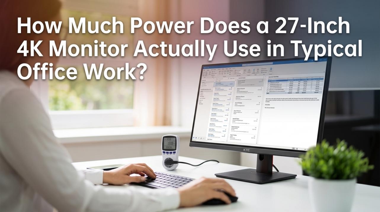 How Much Power Does a 27-Inch 4K Monitor Actually Use in Typical Office Work?