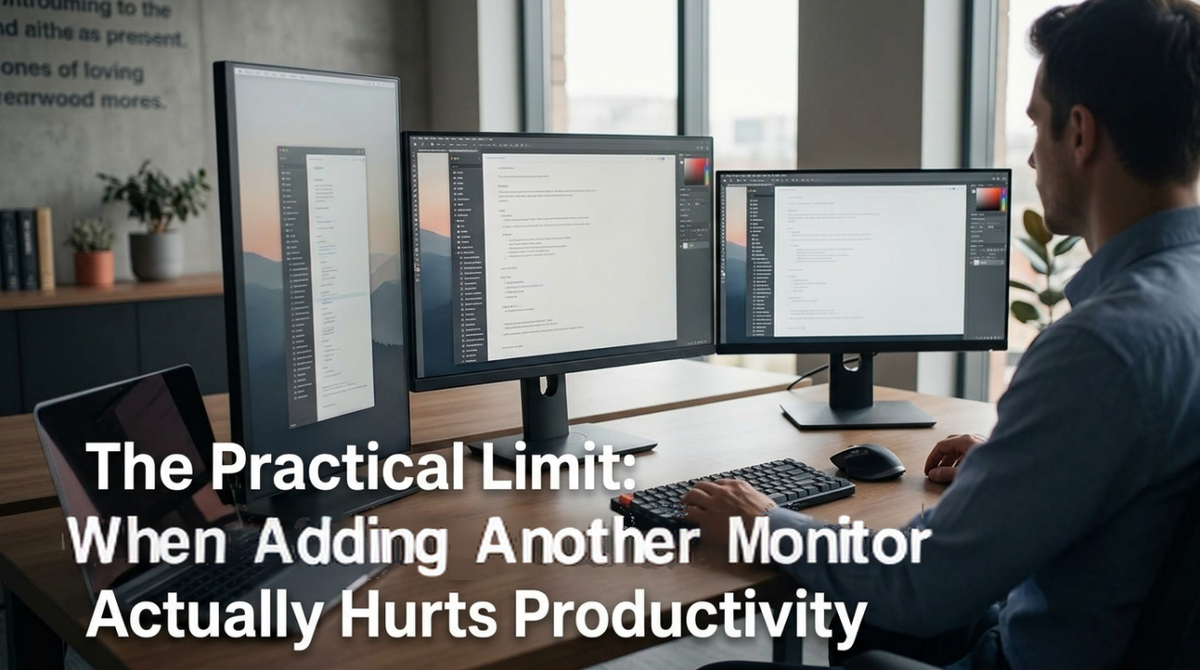 The Productivity Limit of Multiple Monitors