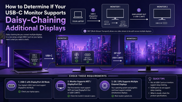How to Determine If Your USB-C Monitor Supports Daisy-Chaining Additional Displays