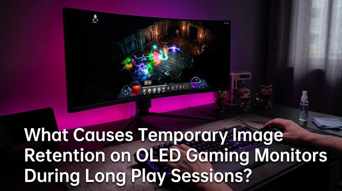 Computer Monitor Image Persistence OLED Gaming Monitor Image Retention: Causes & Prevention