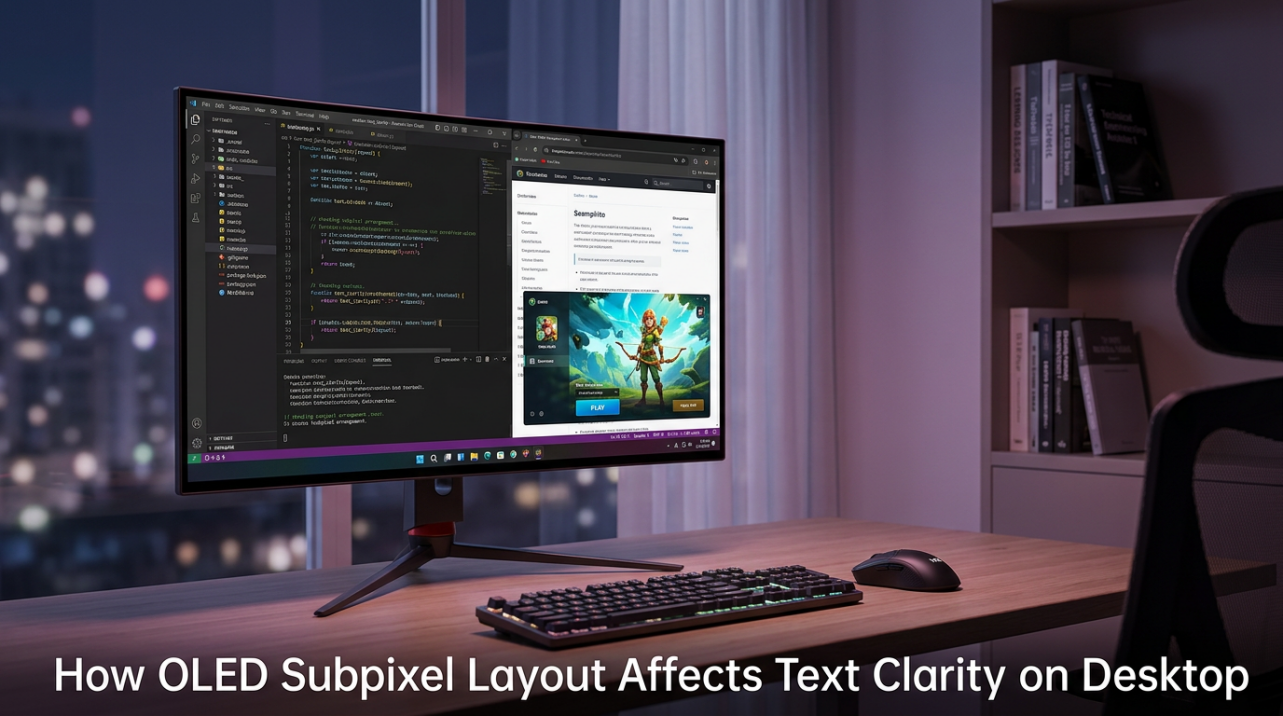 How OLED Subpixel Layout Affects Text Clarity on Desktop